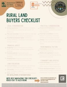Rural Land Buyers Checklist_redacted Rural Land Buyers Checklist Preview