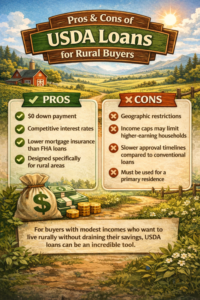 USDA Rural Development USDA Rural Development Pros and Cons